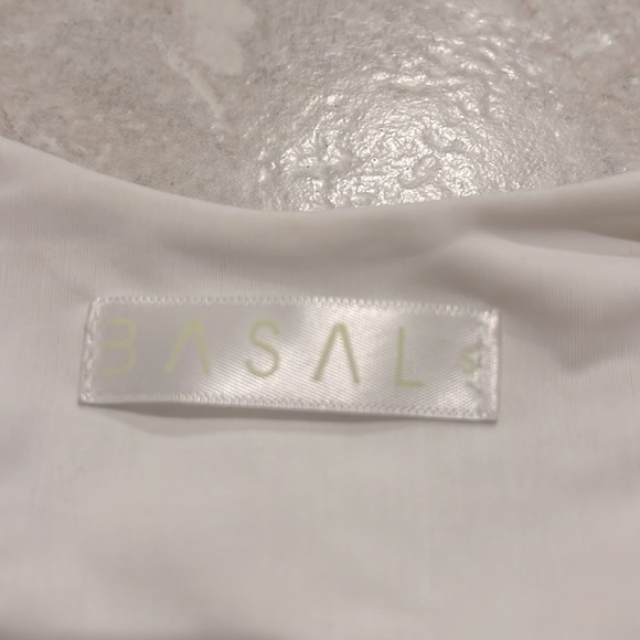 Basal Kingston White Racerback Razor Back Thong Bodysuit - Picture 4 of 8